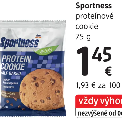 Sportness proteínové cookie