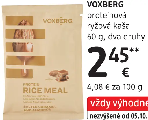 Voxberg proteínová ryžová kaša