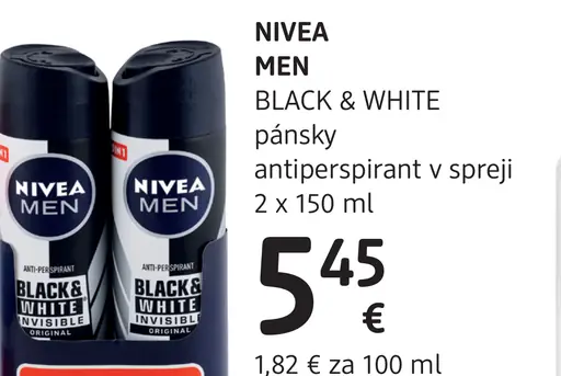 Nivea Men Black & White antiperspirant