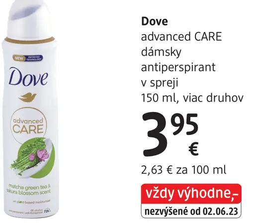 Dove advanced CARE dámsky antiperspirant