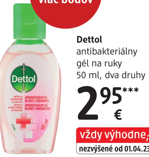Dettol Antibakteriálny gél na ruky