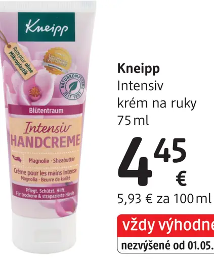 Kneipp Intensiv krém na ruky