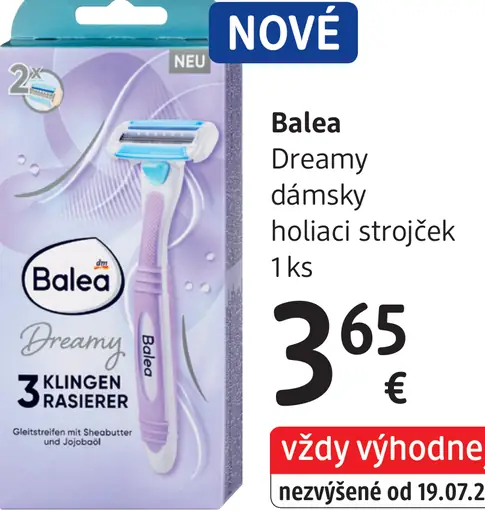 Balea Dreamy dámsky holiaci strojček