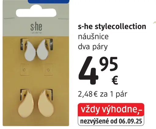 S-he stylecollection náušnice