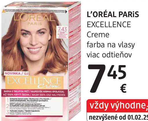 L'Oréal Paris Excellence Creme farba na vlasy