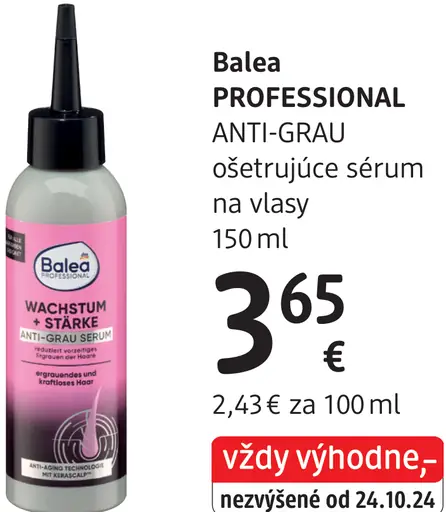 Balea Professional Anti-Grau sérum na vlasy