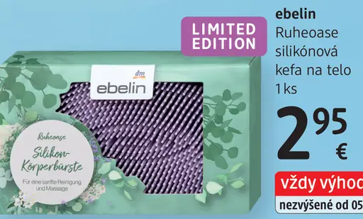 Ebelin silikónová kefa na telo