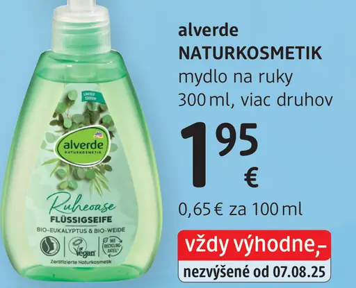 Alverde NATURKOSMETIK mydlo na ruky