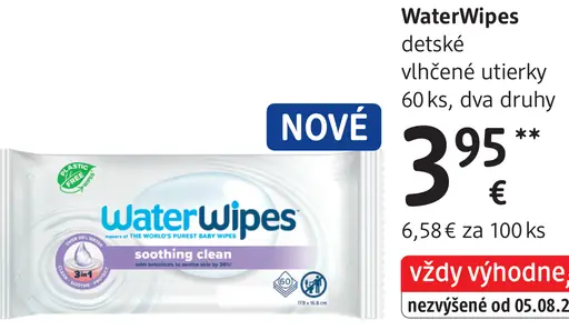 WaterWipes detské vlhčené utierky