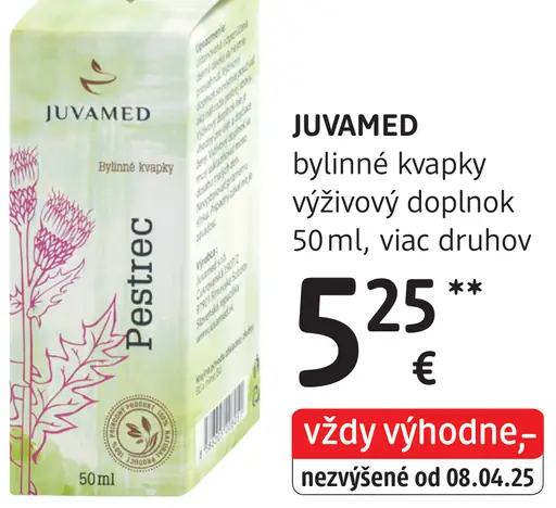 JUVAMED bylinné kvapky