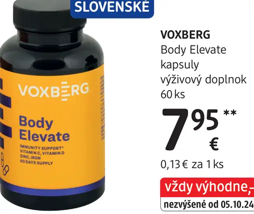 VOXBERG Body Elevate kapsuly