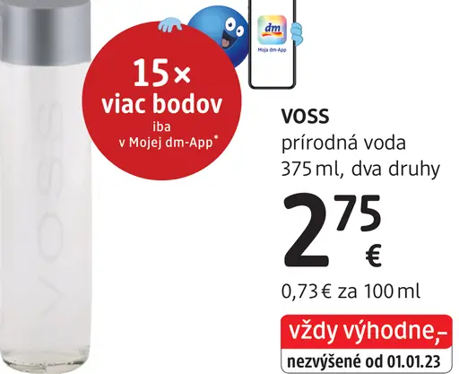 VOSS prírodná voda