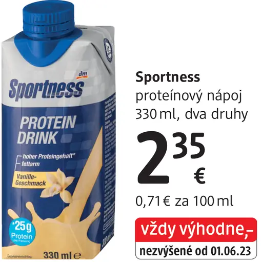 Sportness proteínový nápoj v prášku
