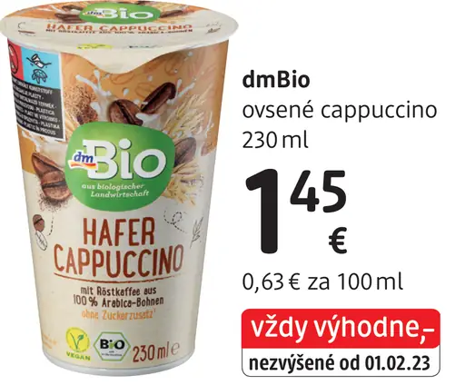 DmBio ovsené cappuccino