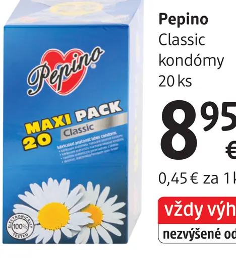 Pepino Classic kondómy