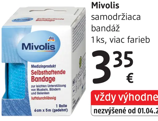 Mivolis samodržiaca bandáž