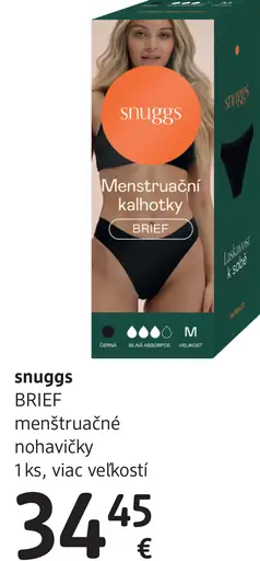 Snuggs Brief menštruačné nohavičky