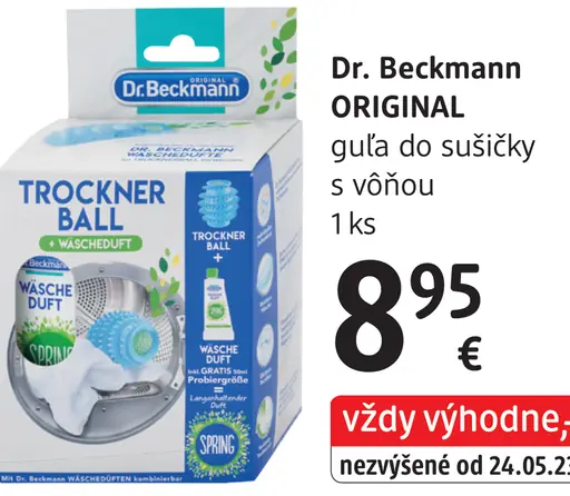 Dr. Beckmann Original guľa do sušičky s vôňou