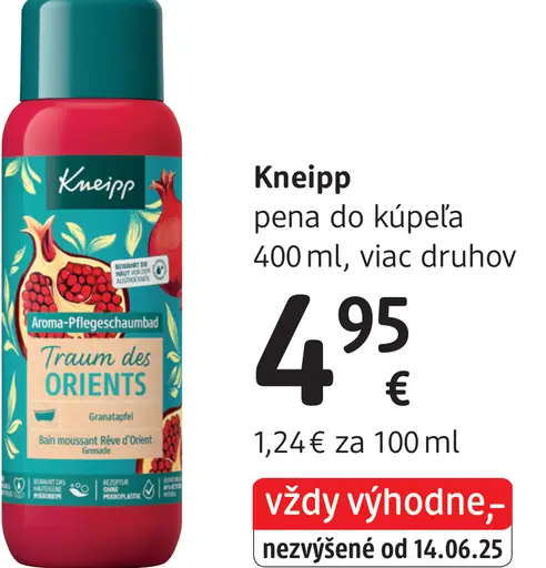 Kneipp pena do kúpeľa