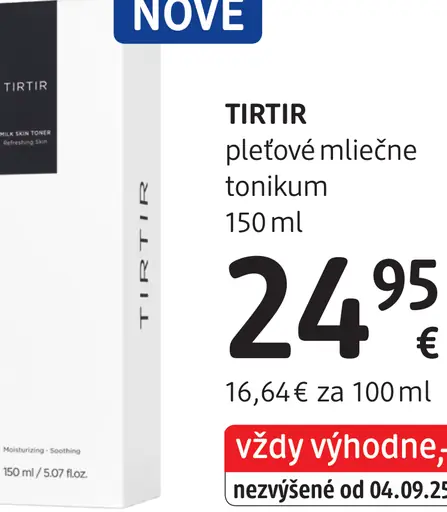 Tirtir pleťové mliečne tonikum