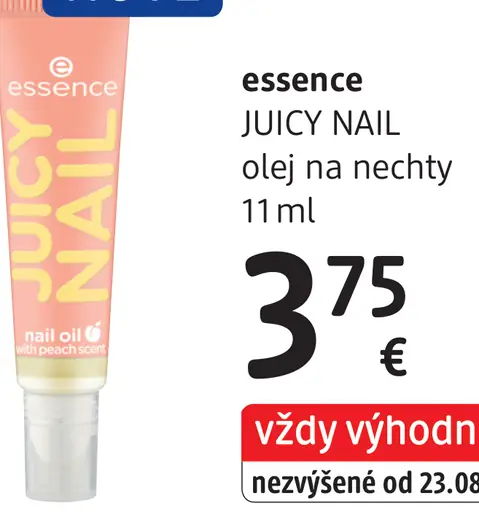 Essence JUICY NAIL olej na nechty