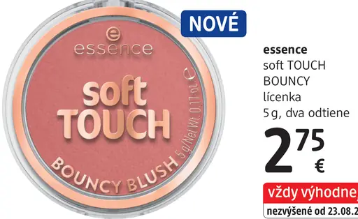 Essence soft TOUCH BOUNCY lícenka