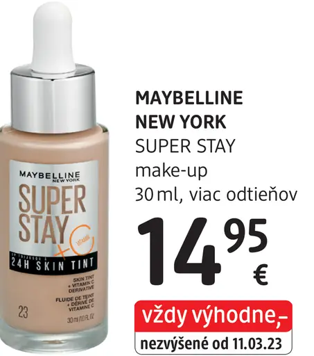 Maybelline New York Super Stay make-up