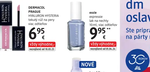 Dermacol Prague Hyaluron Hysteria tekutý rúž na pery