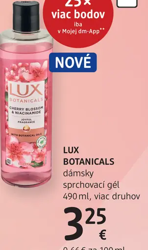 Lux Botanicals dámsky sprchovací gél
