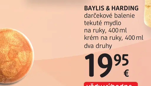 Baylis & Harding darčekové balenie tekuté mydlo na ruky krém na ruky
