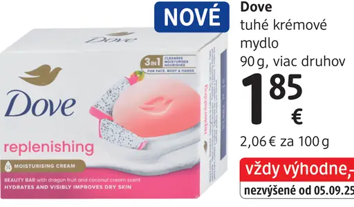 Dove tuhé krémové mydlo