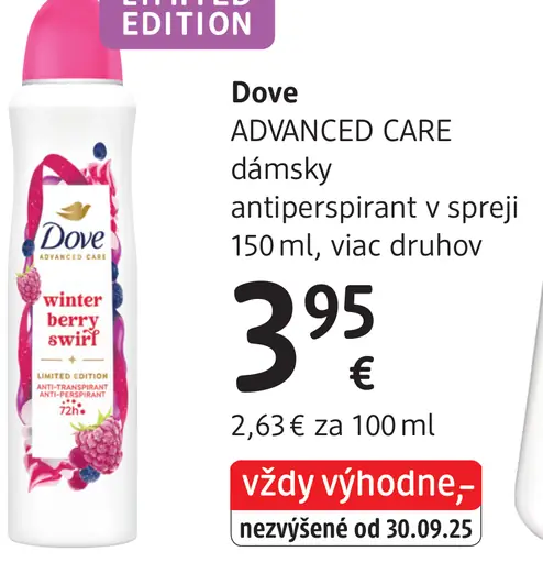 Dove advanced CARE dámsky antiperspirant