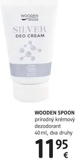WOODEN SPOON Prírodný krémový dezodorant
