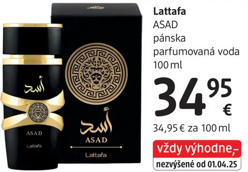 Lattafa ASAD pánska parfumovaná voda