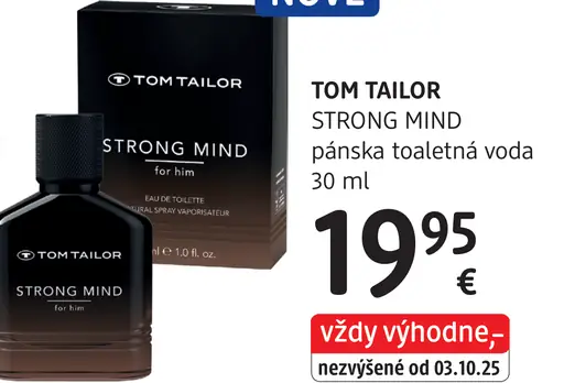 Tom Tailor STRONG MIND pánska toaletná voda