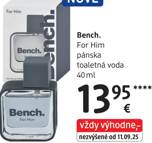 Bench. For Him pánska toaletná voda