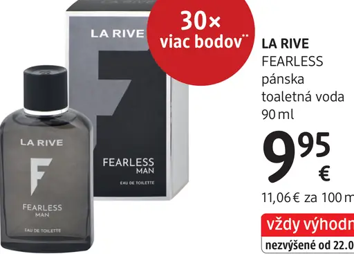 La Rive FEARLESS pánska toaletná voda