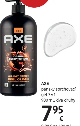 AXE pánsky sprchovací gél 3v1