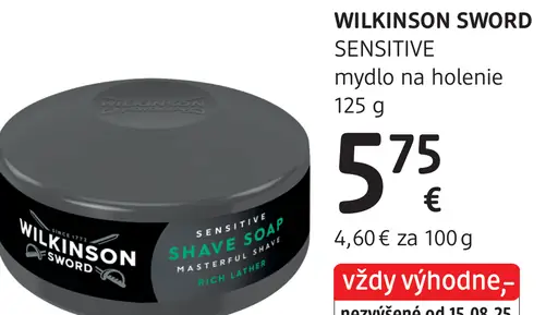WILKINSON SWORD SENSITIVE mydlo na holenie