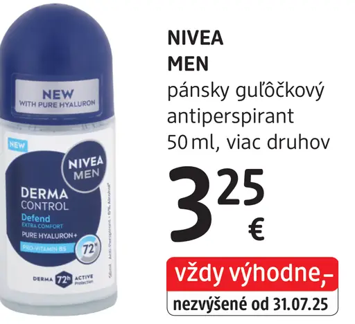 Nivea Men pánsky guľôčkový antiperspirant