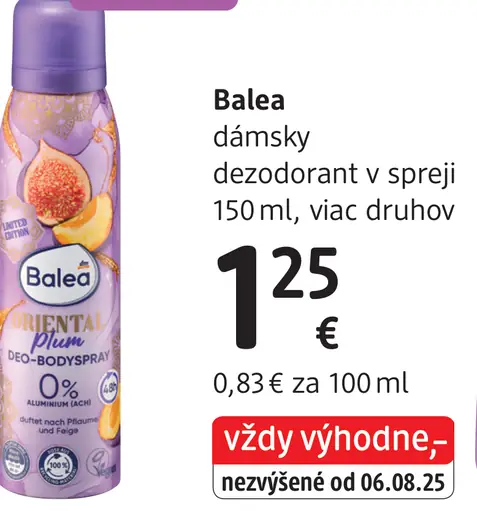 Balea dámsky dezodorant v spreji