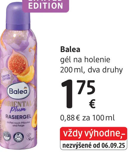 Balea gél na holenie