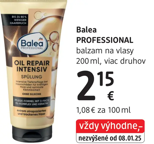 Balea PROFESSIONAL maska na vlasy