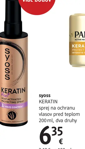 Syoss sprej na ochranu vlasov pred teplom