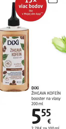 Dixi ŽIHĽAVA KOFEÍN booster na vlasy
