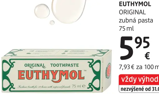 EUTHYMOL ORIGINAL zubná pasta