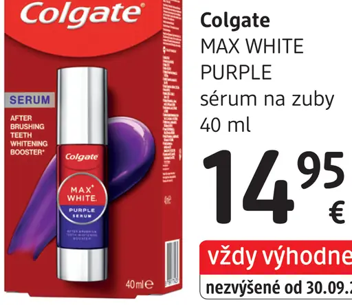 Colgate MAX WHITE PURPLE sérum na zuby