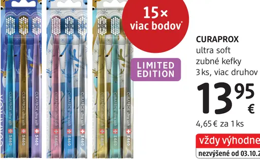 CURAPROX ultra soft zubné kefky