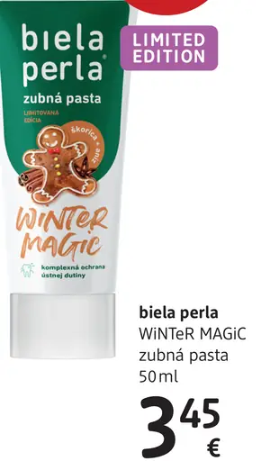 Biela perla WiNTER MAGiC zubná pasta