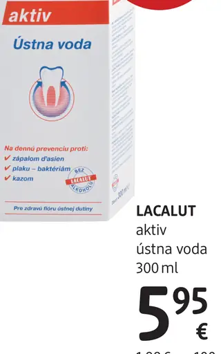 Lacalut Aktiv ústna voda